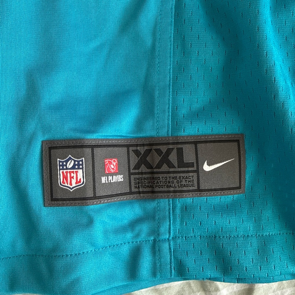 Men’s Nike Jaycee Horn #8 Carolina Panthers Football NFL Jersey Sz 2XL - Blue - Picture 3 of 7